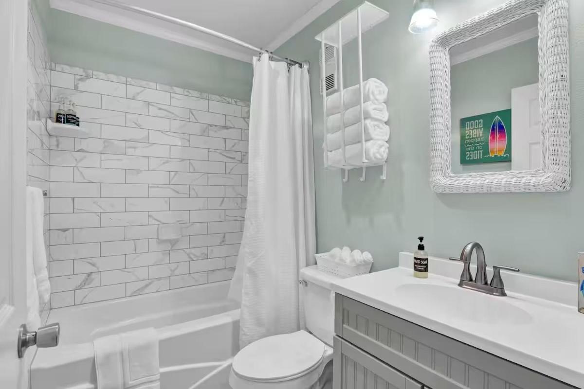 Beachfront Bungalow 301 Норт Топсейл Бийч Екстериор снимка